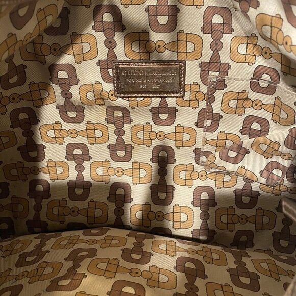 100 Year 2007 GUCCI Exclusively For Neiman Marcus Limited Edition Bag Guccissima - Picture 13 of 13